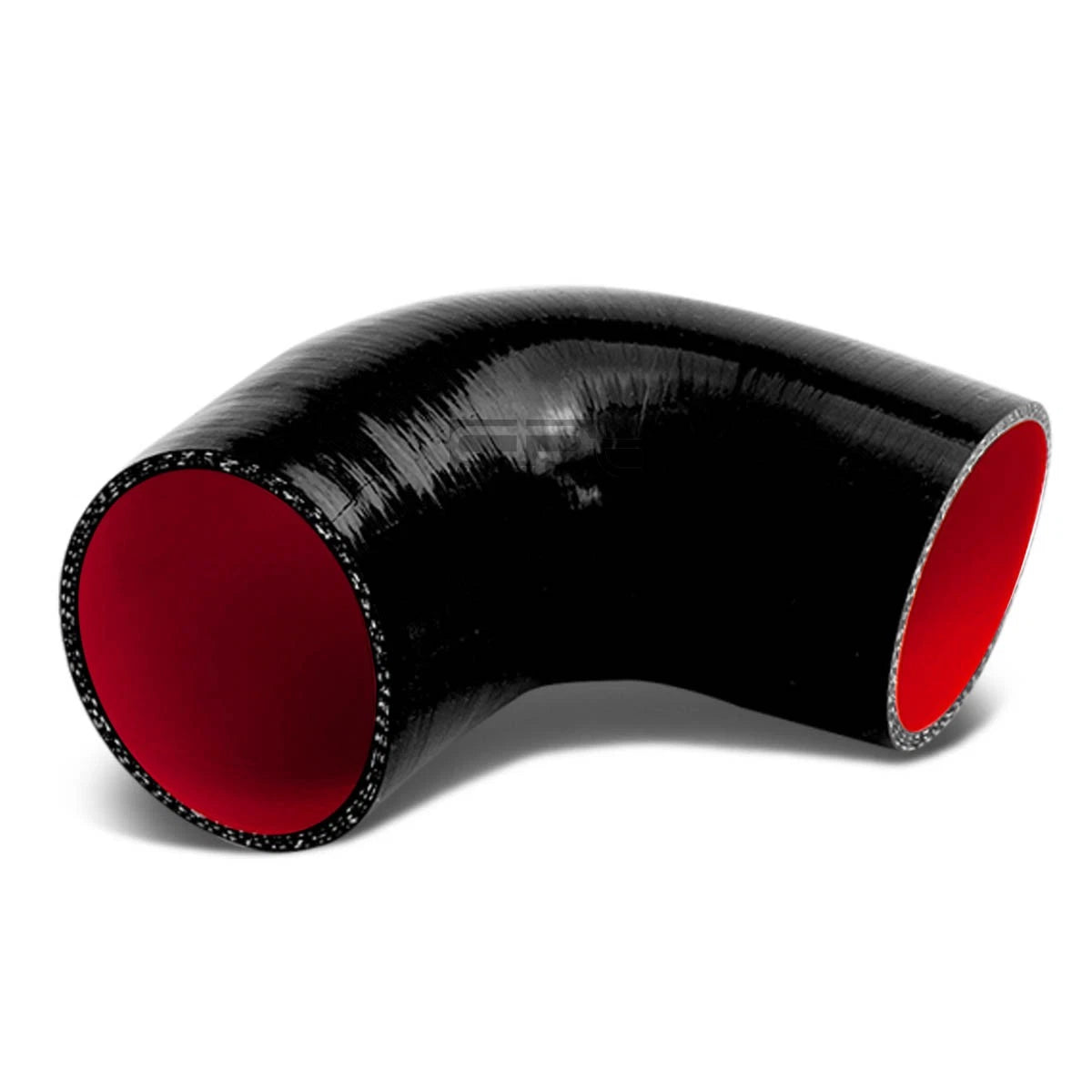 3" 200PSI 90-Degree Elbow Turbo Intercooler Intake Silicone Coupler Hose Black