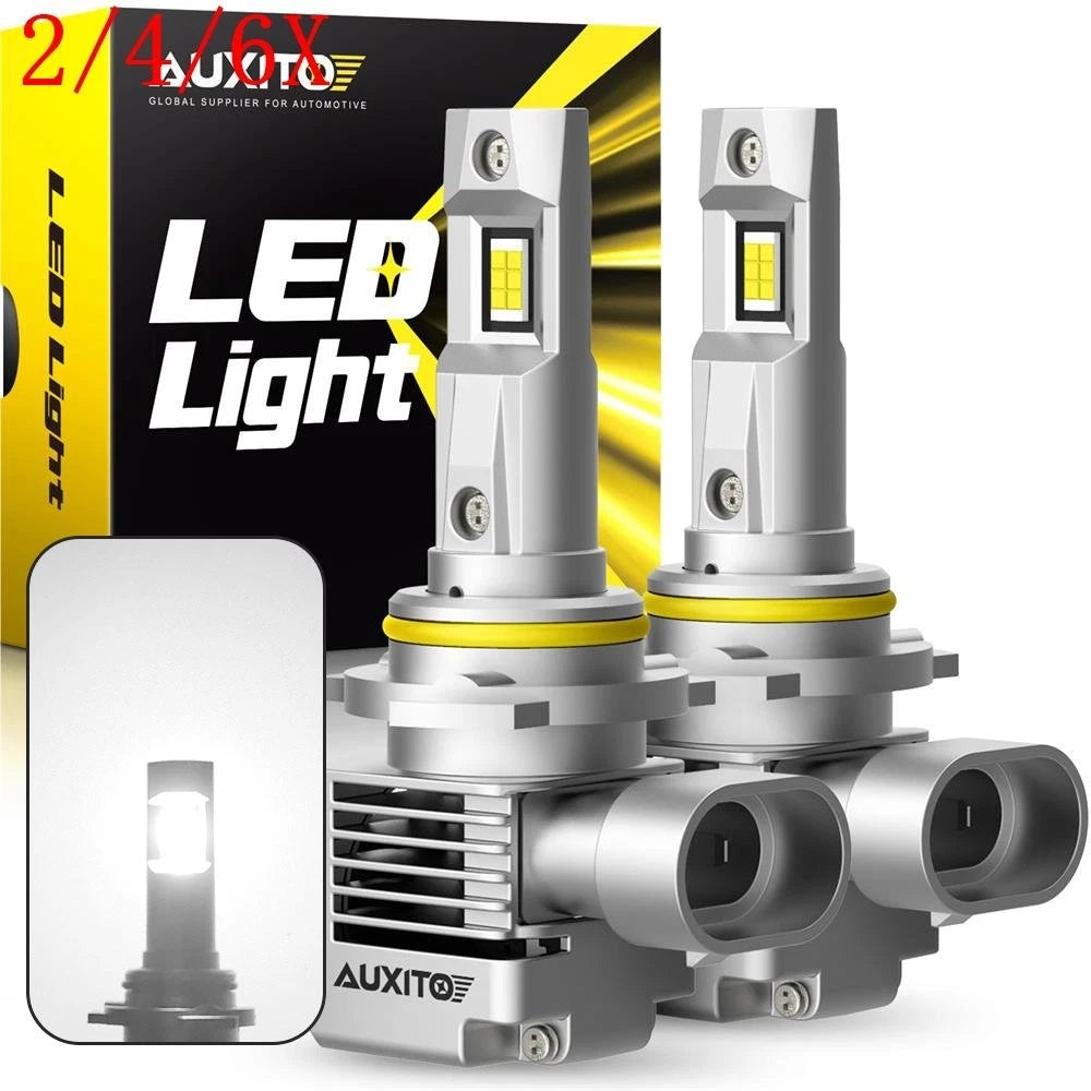 2X 9005 LED Headlight Bulbs for