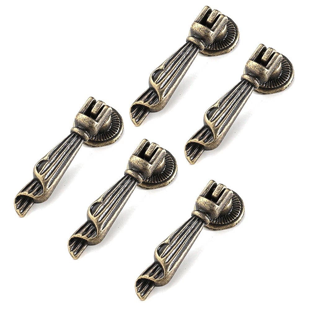 5Pcs Vintage Door Pull Handle Knob for Cabinet Drawer Hardware