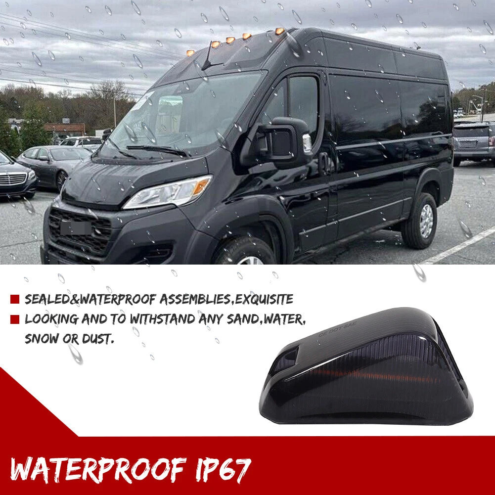 5X LED Amber Front Cab Roof Running Light for Dodge RAM Promaster