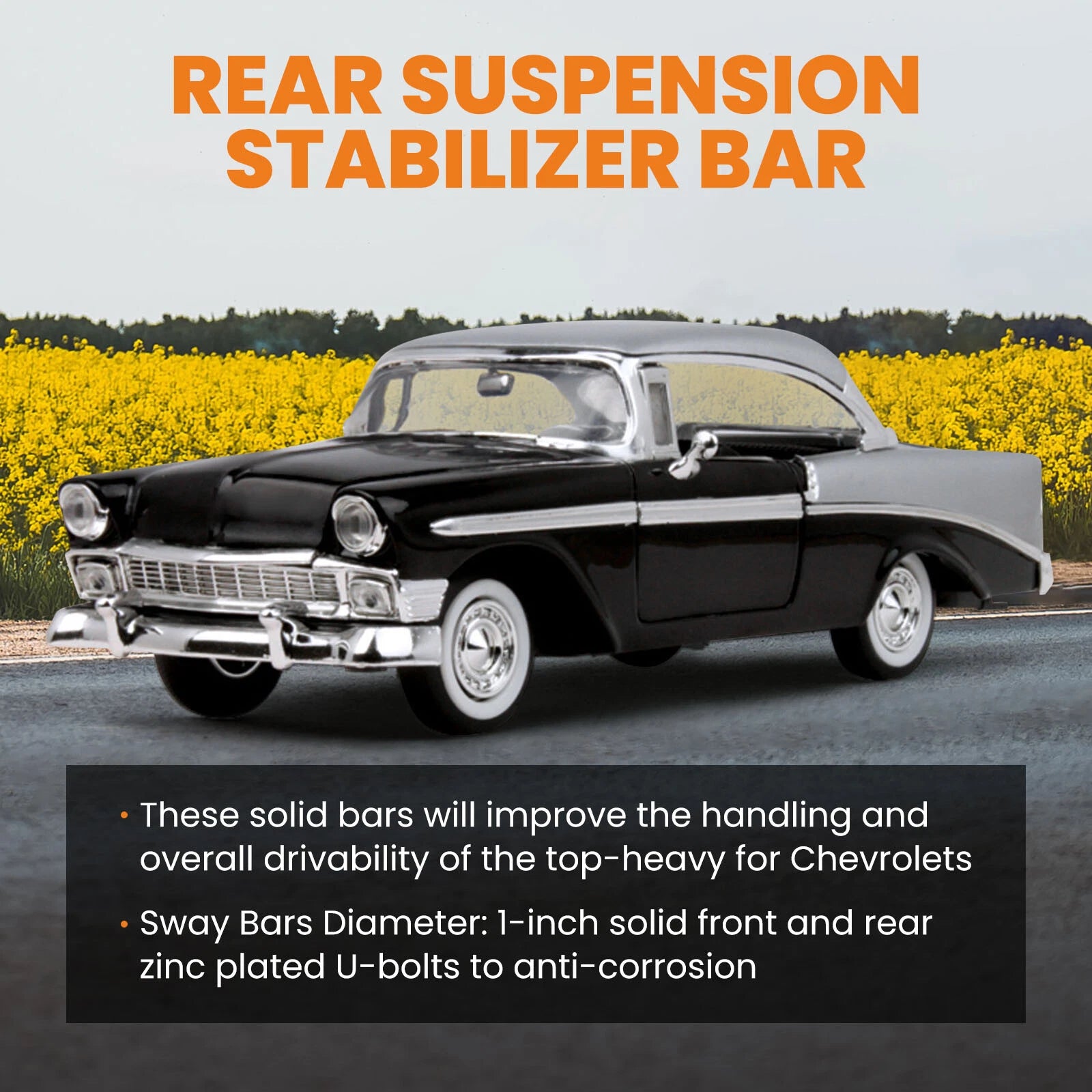 Sway Bar Kit for Chevy Two-Ten Series (1955-1957)