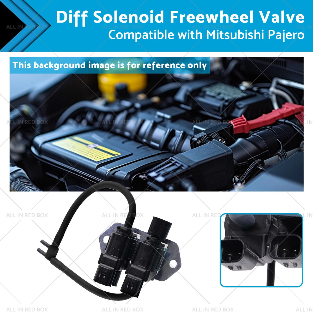 Front Diff Solenoid Freewheel Valve for Mitsubishi Pajero NW NX (2007–2017)