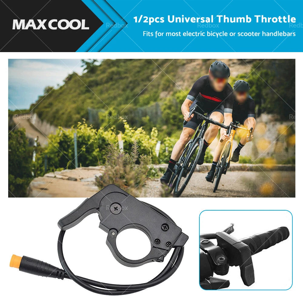 EBike Thumb Throttle for Bafang BBS01 BBS02 BBSHD (24V–72V)