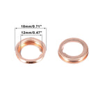 50pcs M12 Oil Drain Plug Gasket for Nissan Infiniti Mercury  11026-01M02