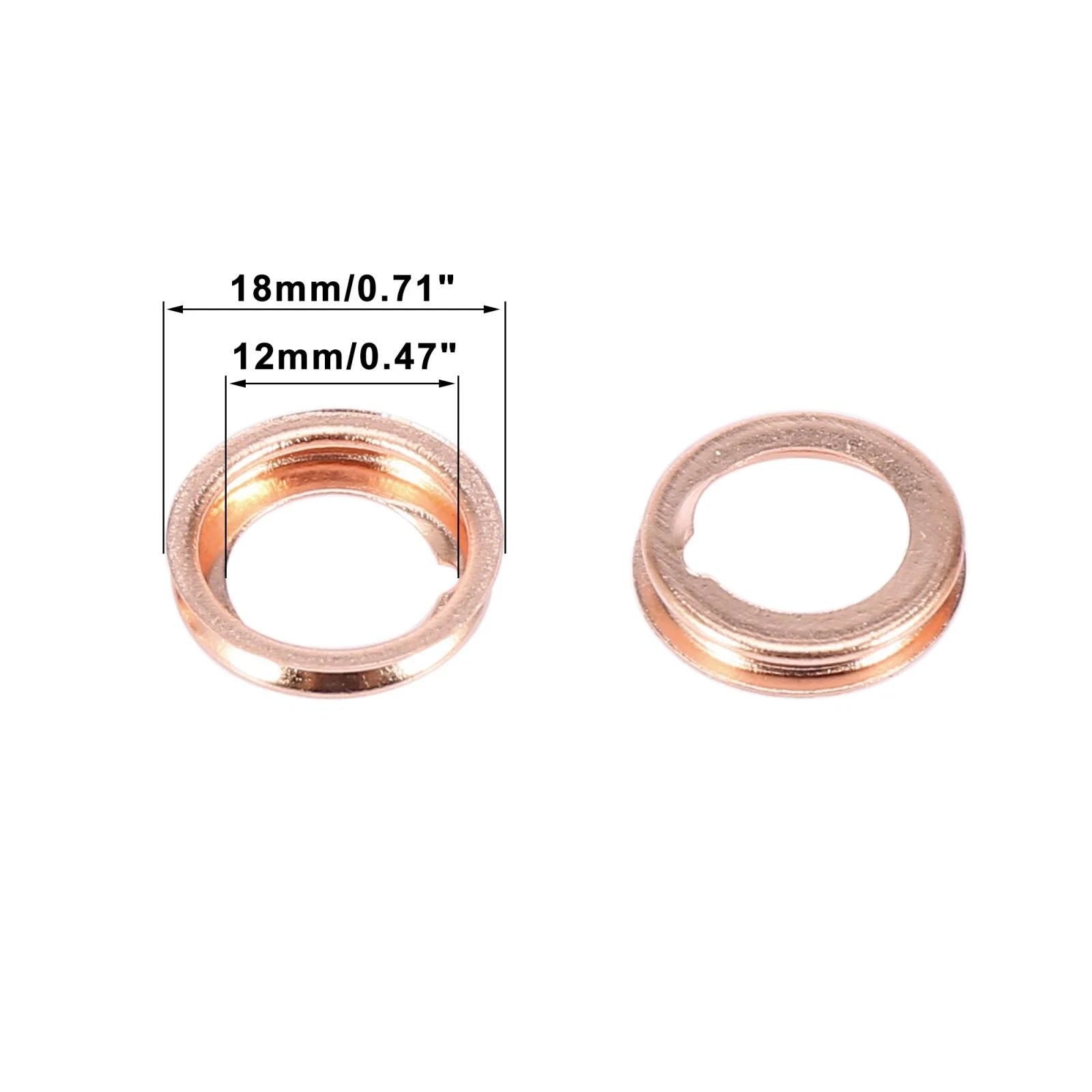 50pcs M12 Oil Drain Plug Gasket for Nissan Infiniti Mercury  11026-01M02