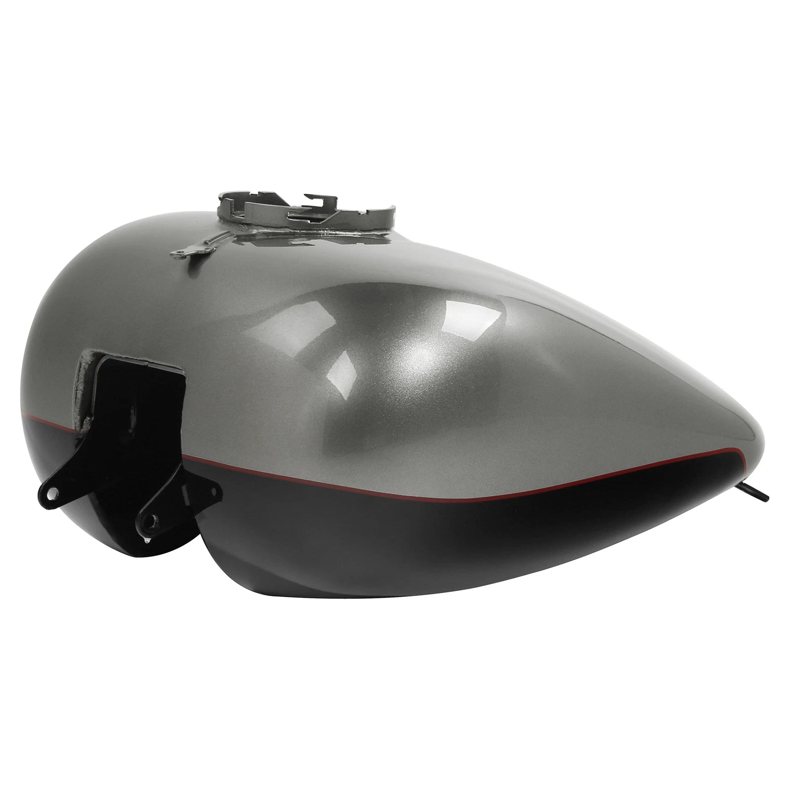 Fuel Gas Tank for Harley Road Glide (2008–2023) Billet Silver/Vivid Black