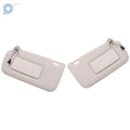 Set of 2 Sun Visors for Nissan Sentra (2013–2019) with Vanity Mirror Gray