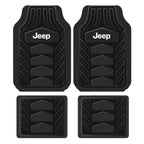 Set of 4 All Weather Heavy Duty Rubber Floor Mats for Jeep