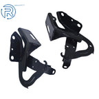 Set of 2 Hood Hinges for Honda HR-V (2016–2018) Black