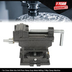 Heavy Duty Cross Slide Vise for Drill Press (2-Way Clamp)