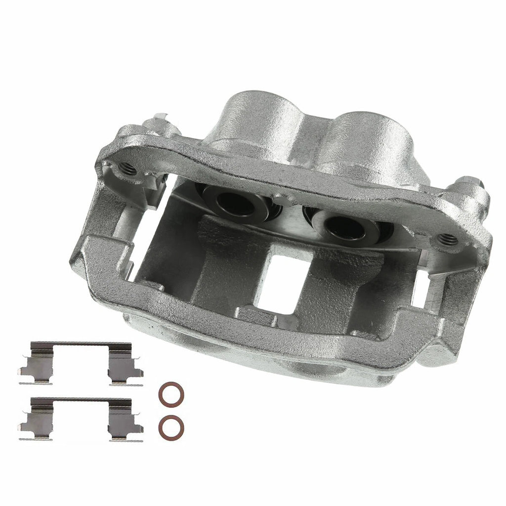 Pair Rear Brake Calipers with Brackets for Chevy Express 2500 (2003â2006)