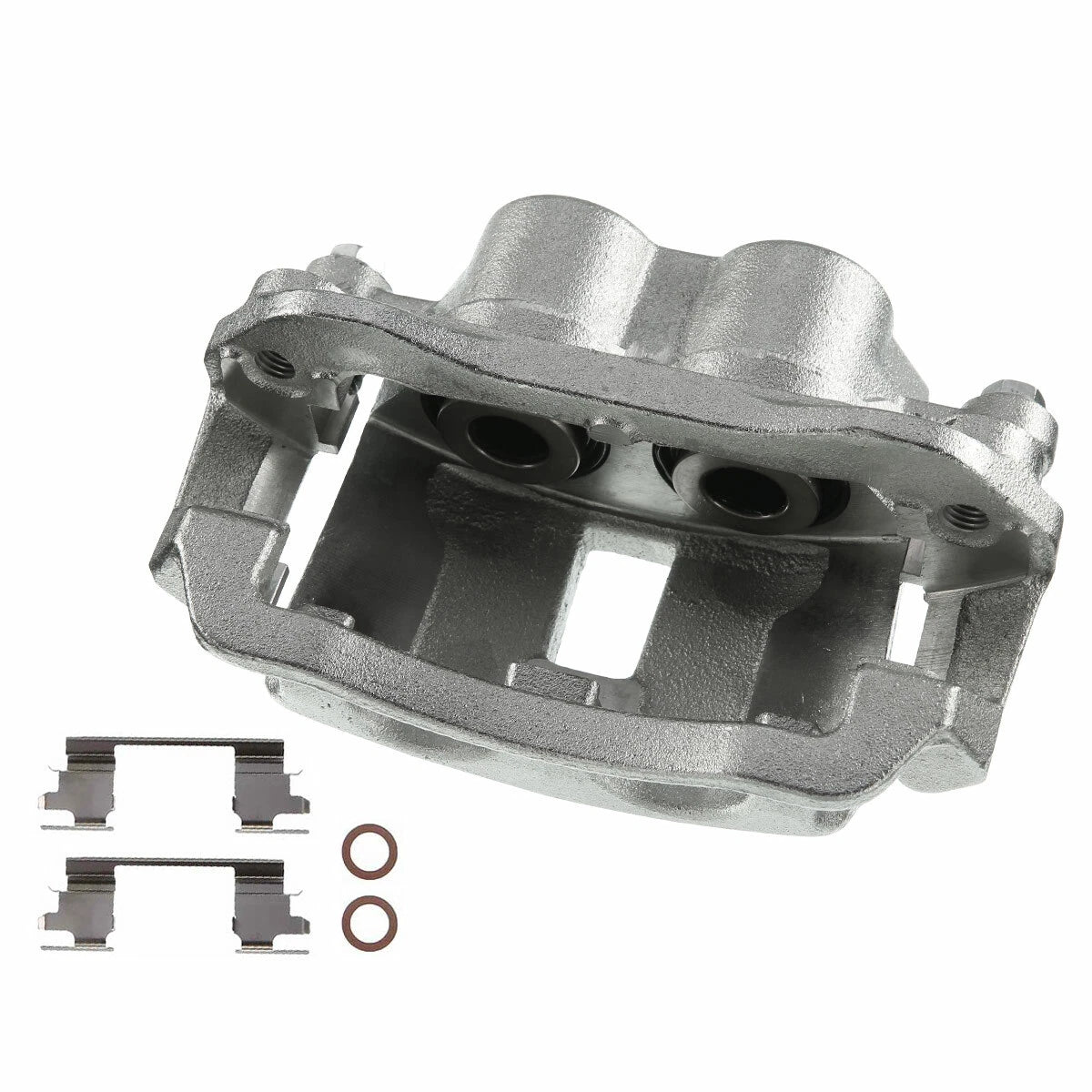 Pair Rear Brake Calipers with Brackets for Chevy Express 2500 (2003â2006)