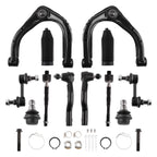 Front Upper Control Arm & Ball Joint Tie Rod Kit for Infiniti QX56 QX80 (2004–2019)