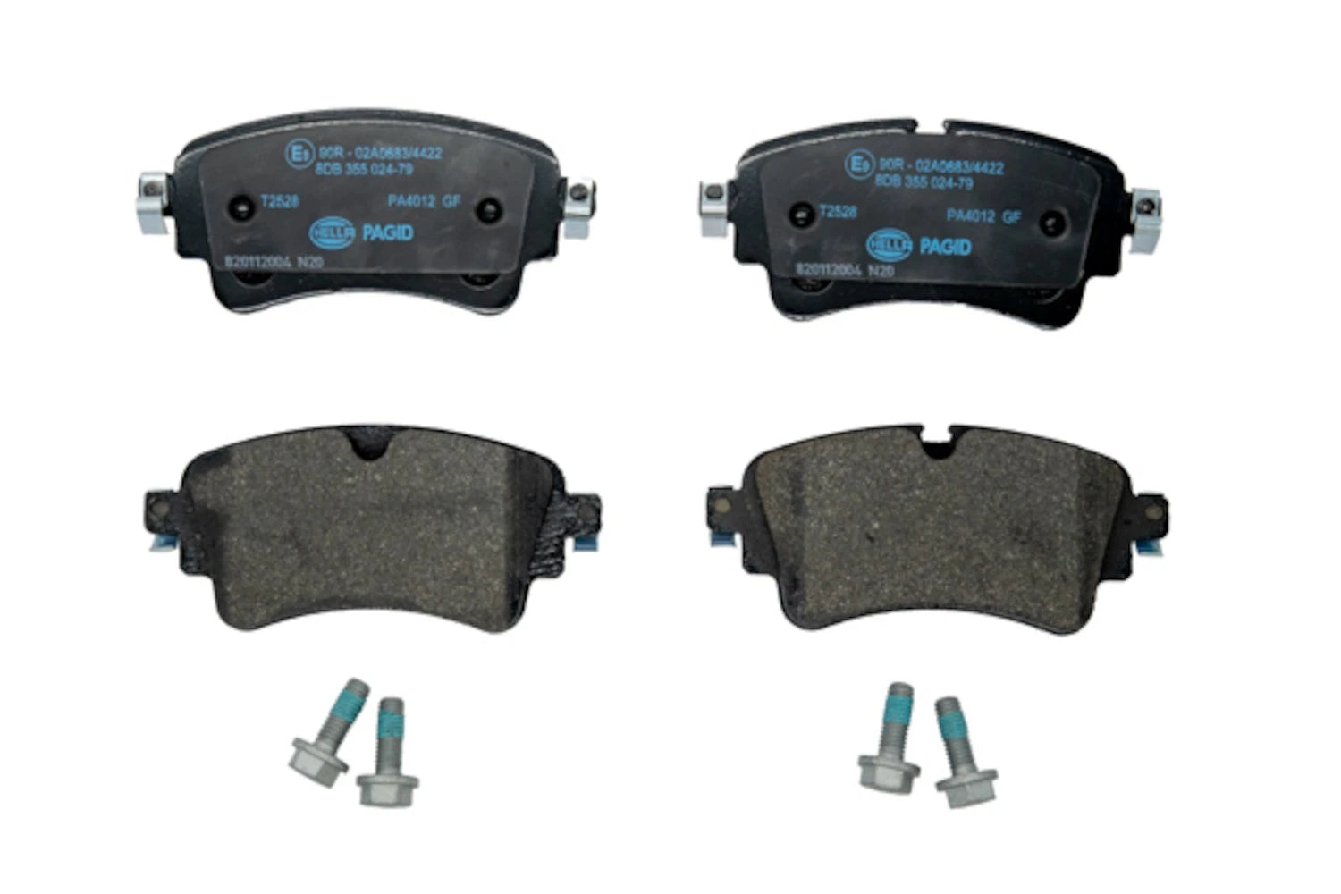 Set of 4 Rear Disc Brake Pads for Audi A4 Quattro, A4, Q5, S4 (2010–2016)
