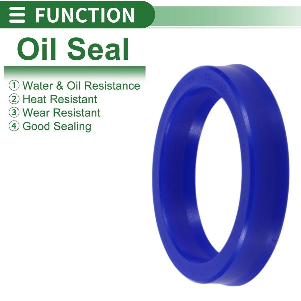 Set of 5 Oil Seal Ring 50x63x12mm for Rotary Shaft (High Pressure)