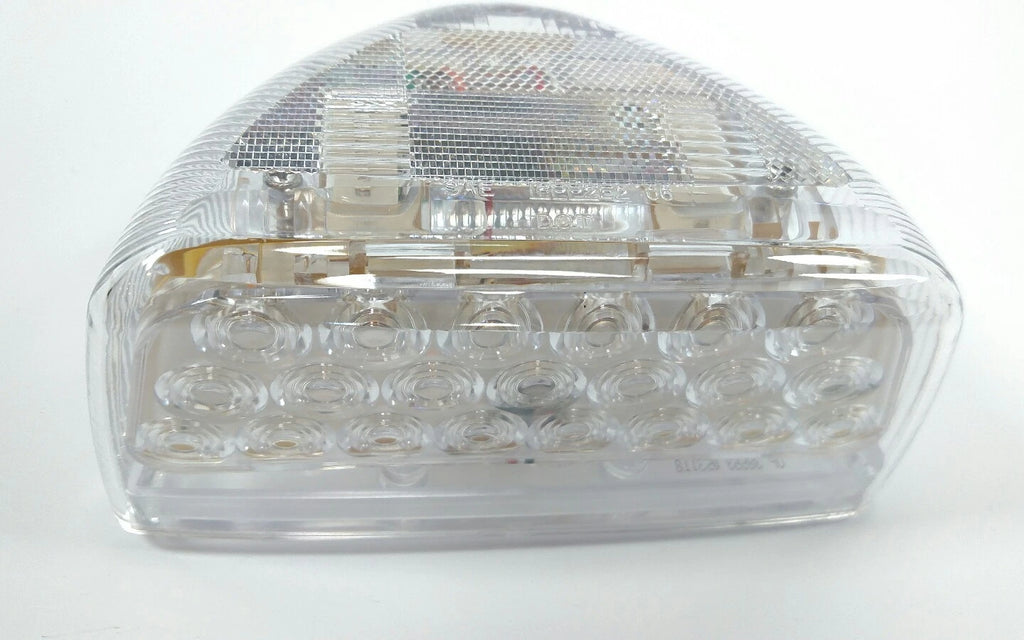 Amber LED Side Turn Signals Pair w Clear Lenses for Peterbilt 379 378 (2010–2020)