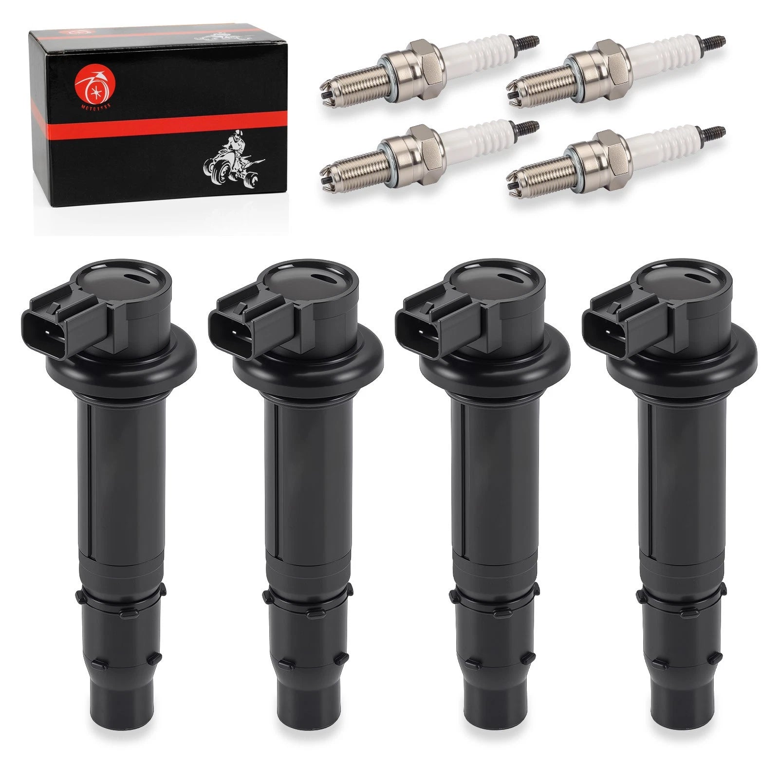 Ignition Coils with Spark Plug for Yamaha YZF R6 (2003–2005), YZF R6S (2006–2009)