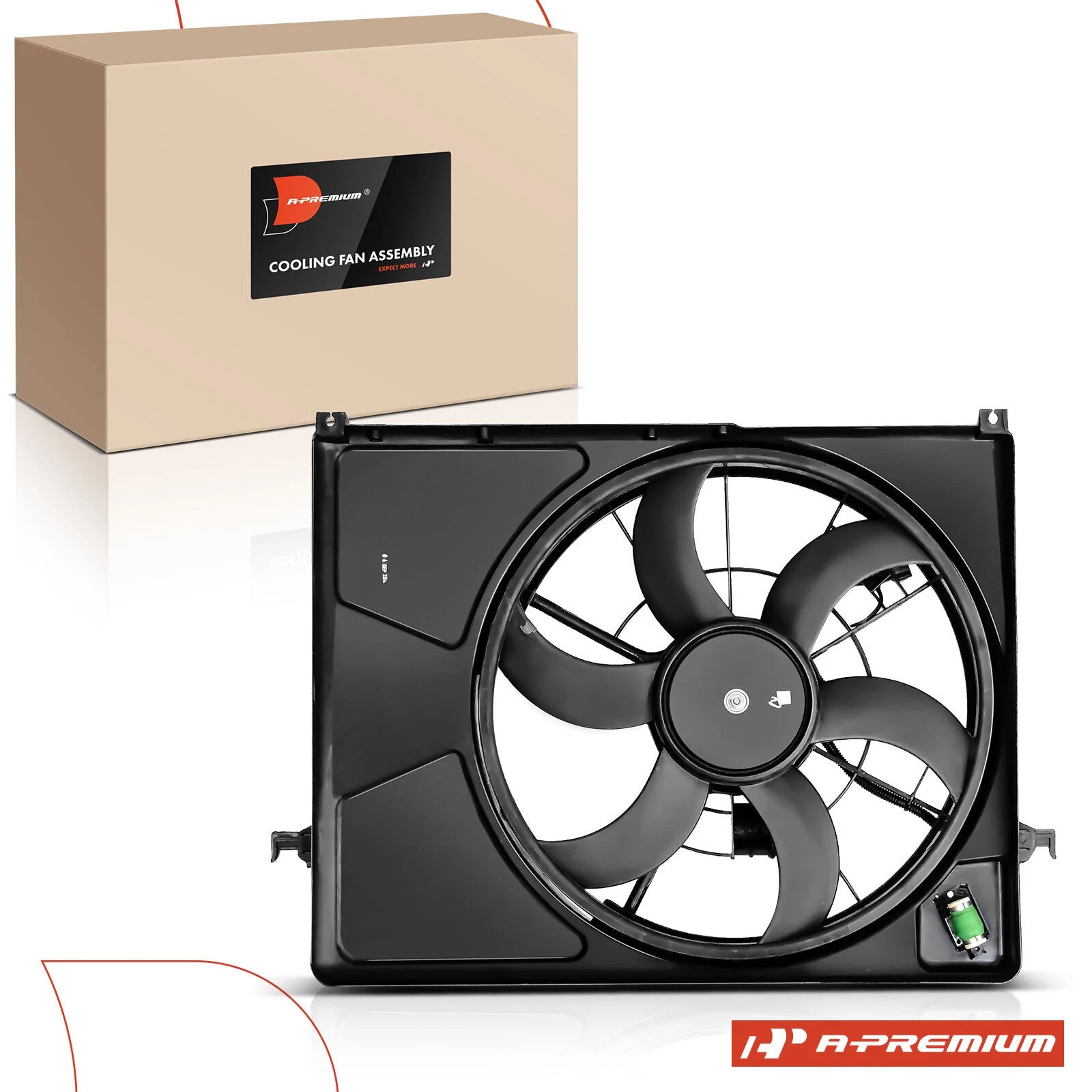 Cooling Fan Assembly with Shroud for Kia Optima (2006–2010)