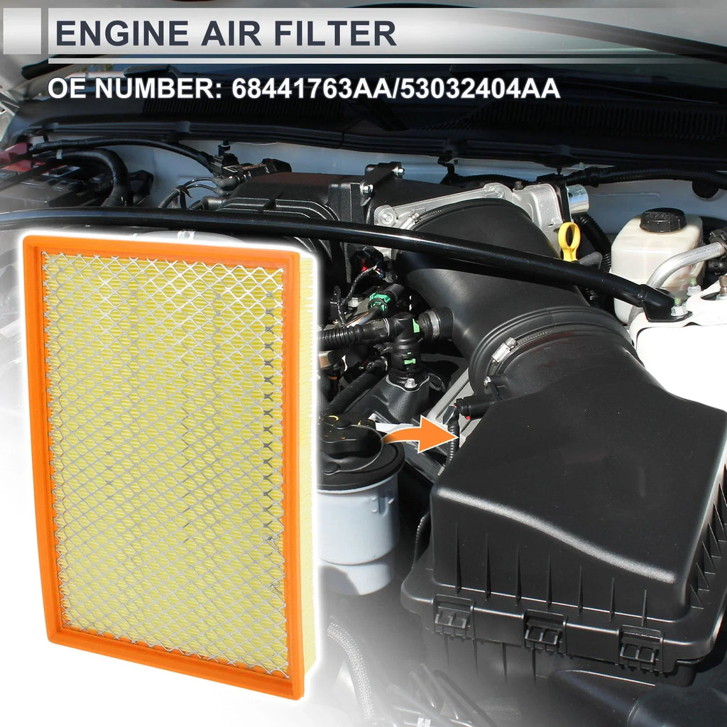 Engine Air Filter for Dodge Ram 1500 (2019-2023) - 1 x Replacement Part