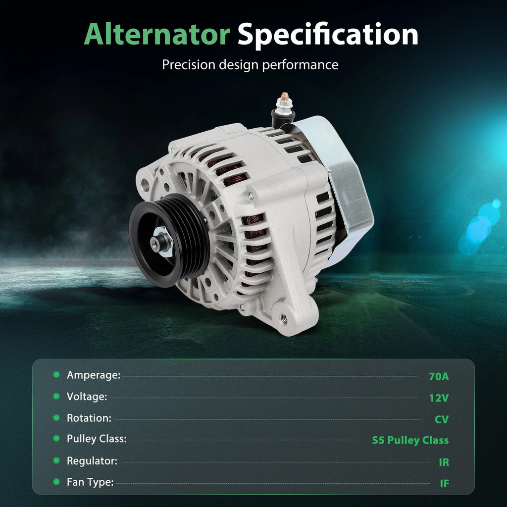 Alternator with Pulley for Toyota Camry 1993–1996