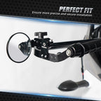 Adjustable Rearview Mirror for Suzuki RMZ250 RMZ450 WR250F (2007–2023)