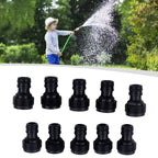 10X Plastic Garden Hose Quick Connector Fittings 3/4 Inch