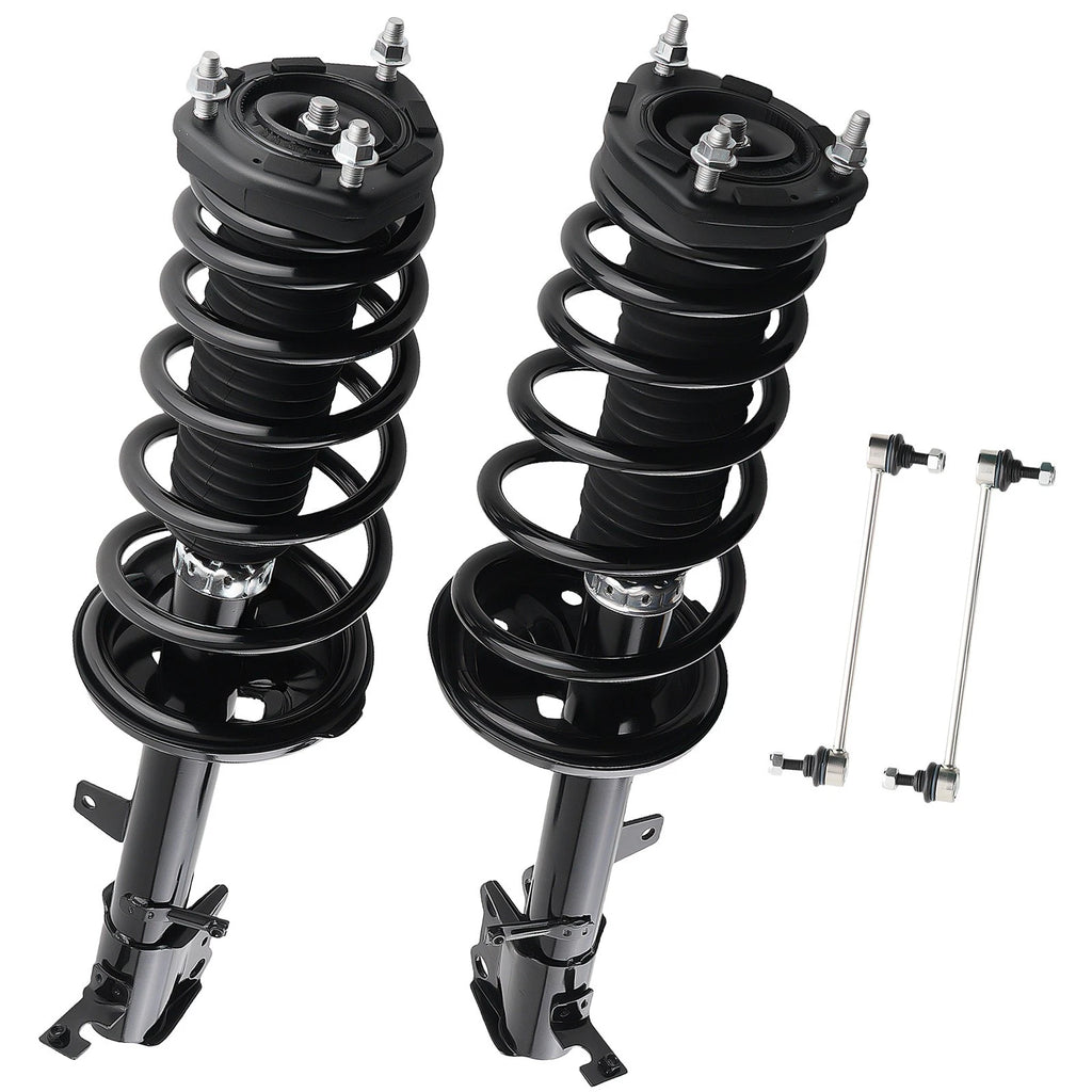 Set of 4 Rear Struts with Coil Springs for 2009-2012 Toyota Venza AWD
