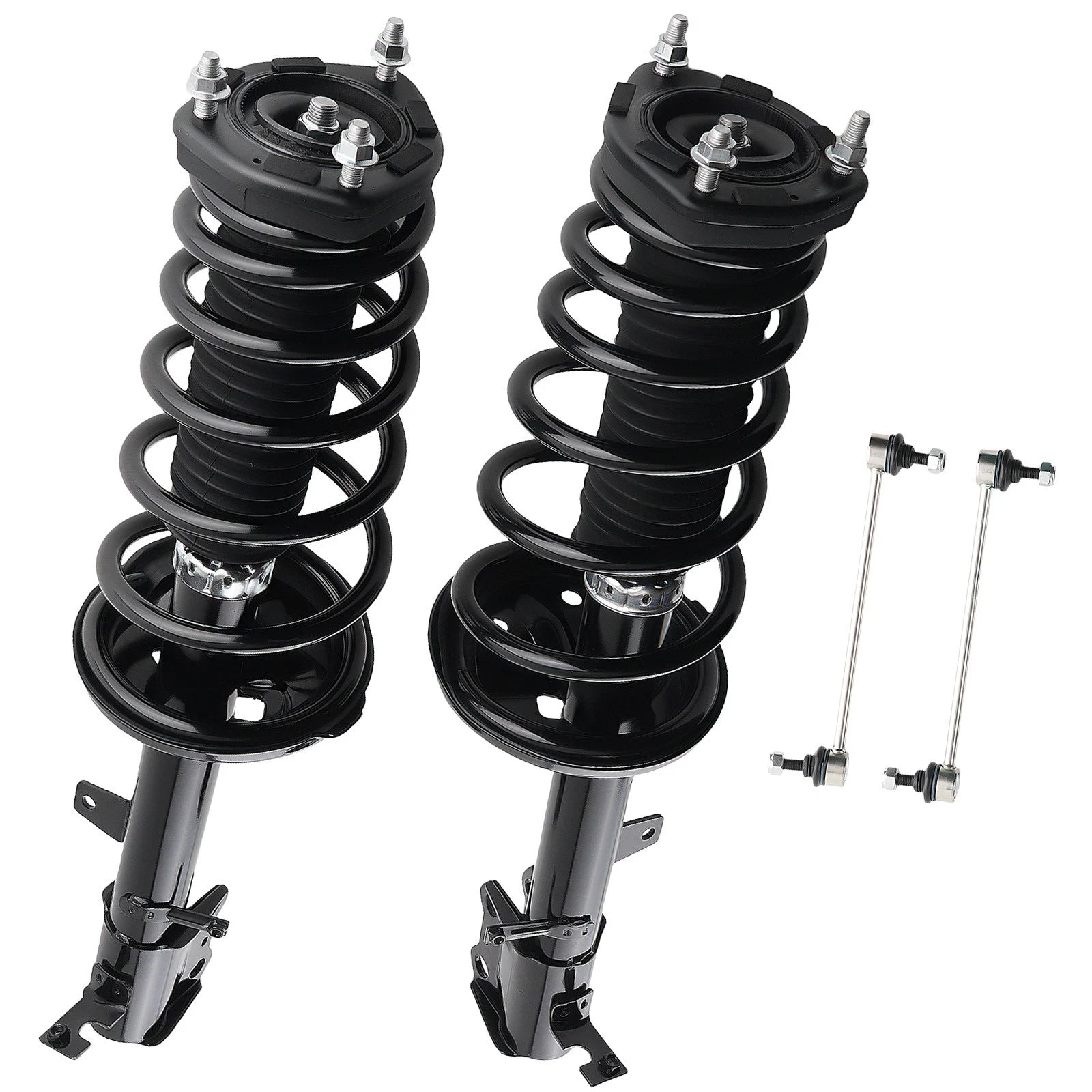 Set of 4 Rear Struts with Coil Springs for 2009-2012 Toyota Venza AWD