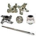 Lonestar Axcalibar Axle + Rear Sprocket Brake Hubs + Lock Nut for YFZ 450 (2006–2013)