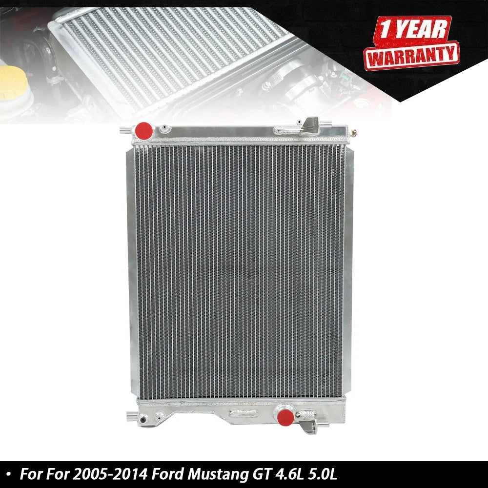 3 Row Aluminum Radiator for Ford Mustang GT (2005â2014)