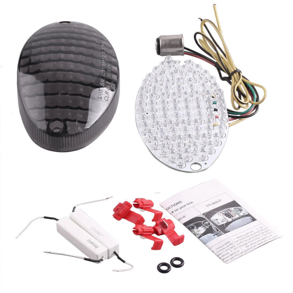 Smoke LED Taillight with Integrated Turn Signals for Buell Blast Firebolt (2002–2003)