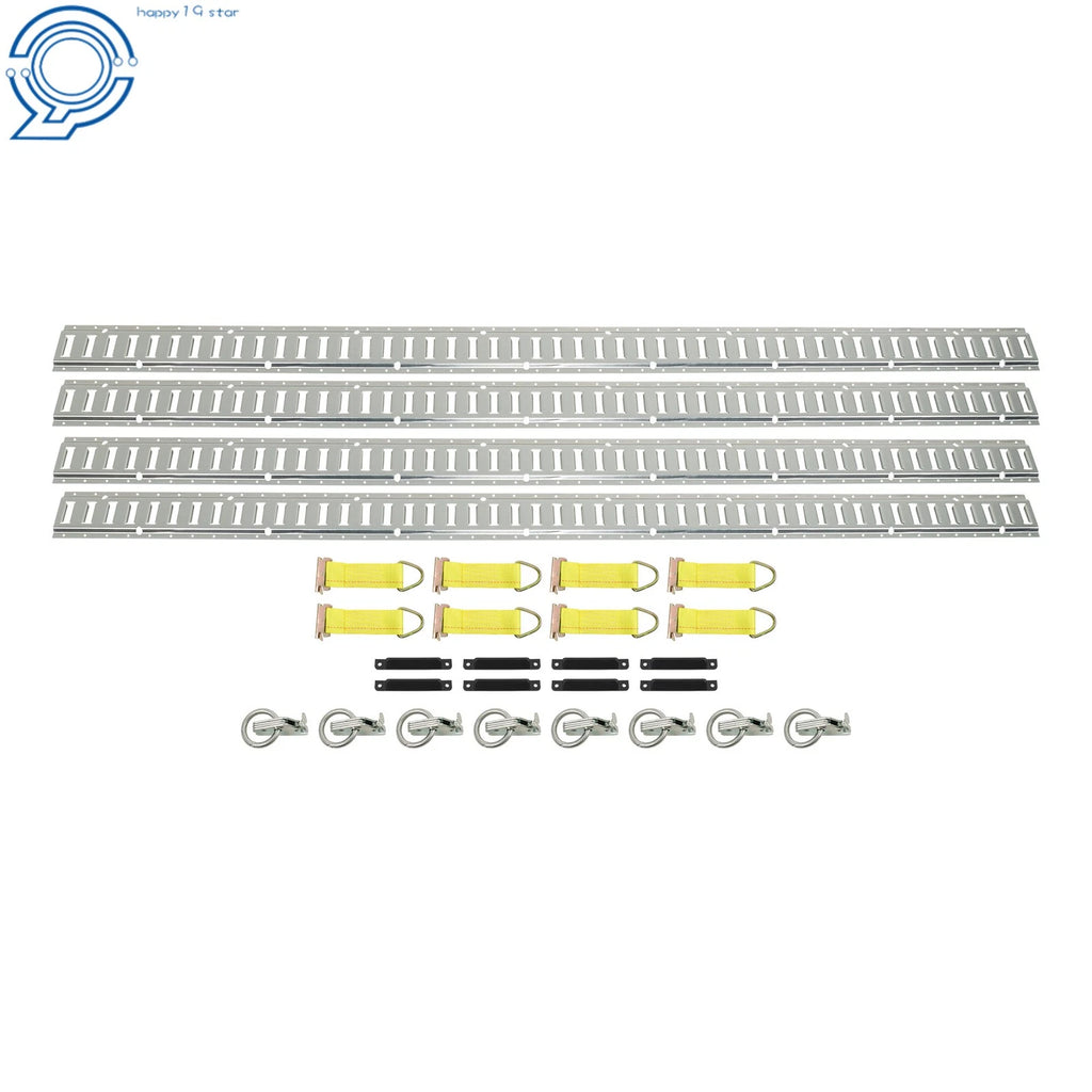 28 Pack E Track Tie Down Rail Kit for E-Track Systems (Fits Various Models)