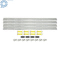 28 Pack E Track Tie Down Rail Kit for E-Track Systems (Fits Various Models)