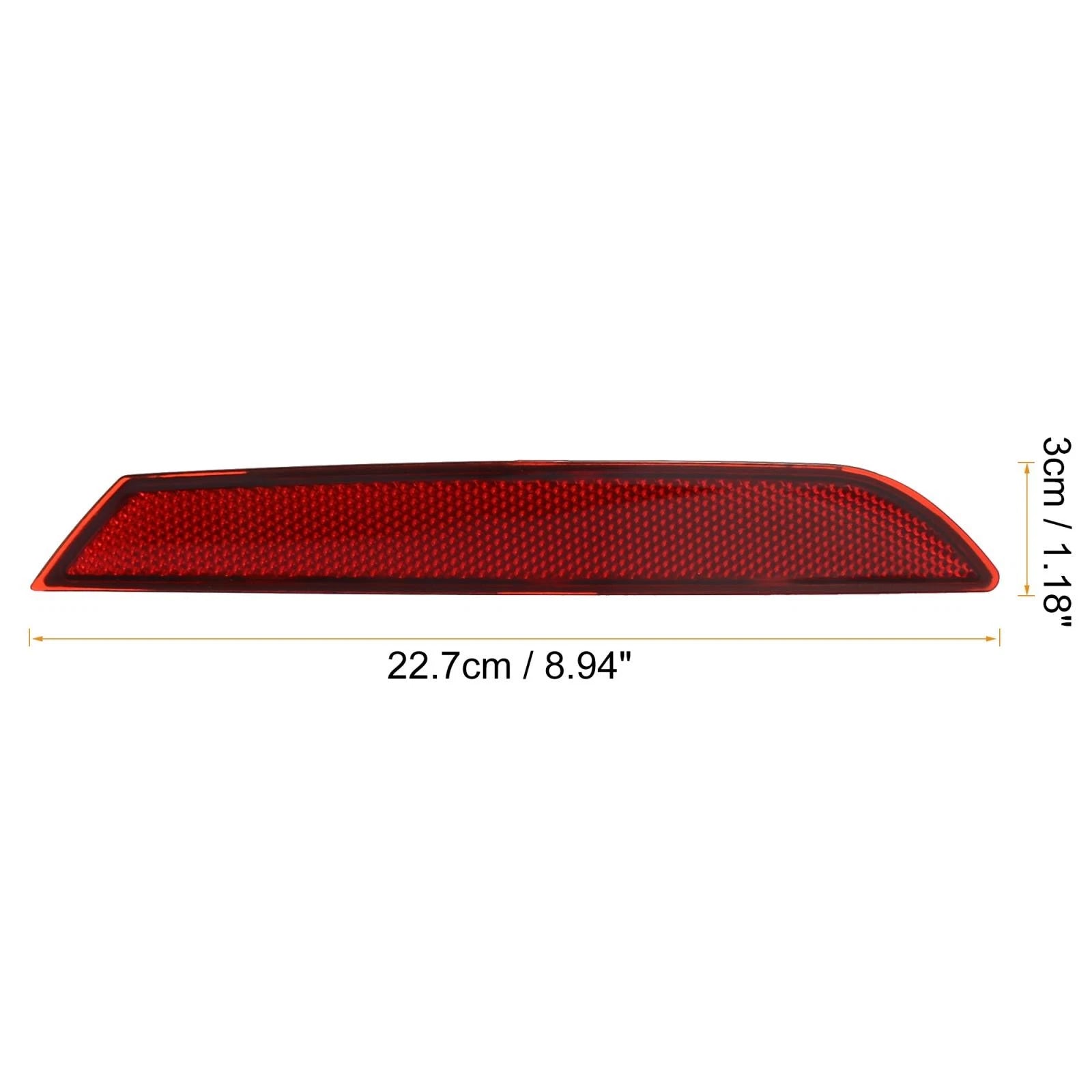 Pair Rear Bumper Reflector Strip Cover for BMW (2011–2017) 63147851577
