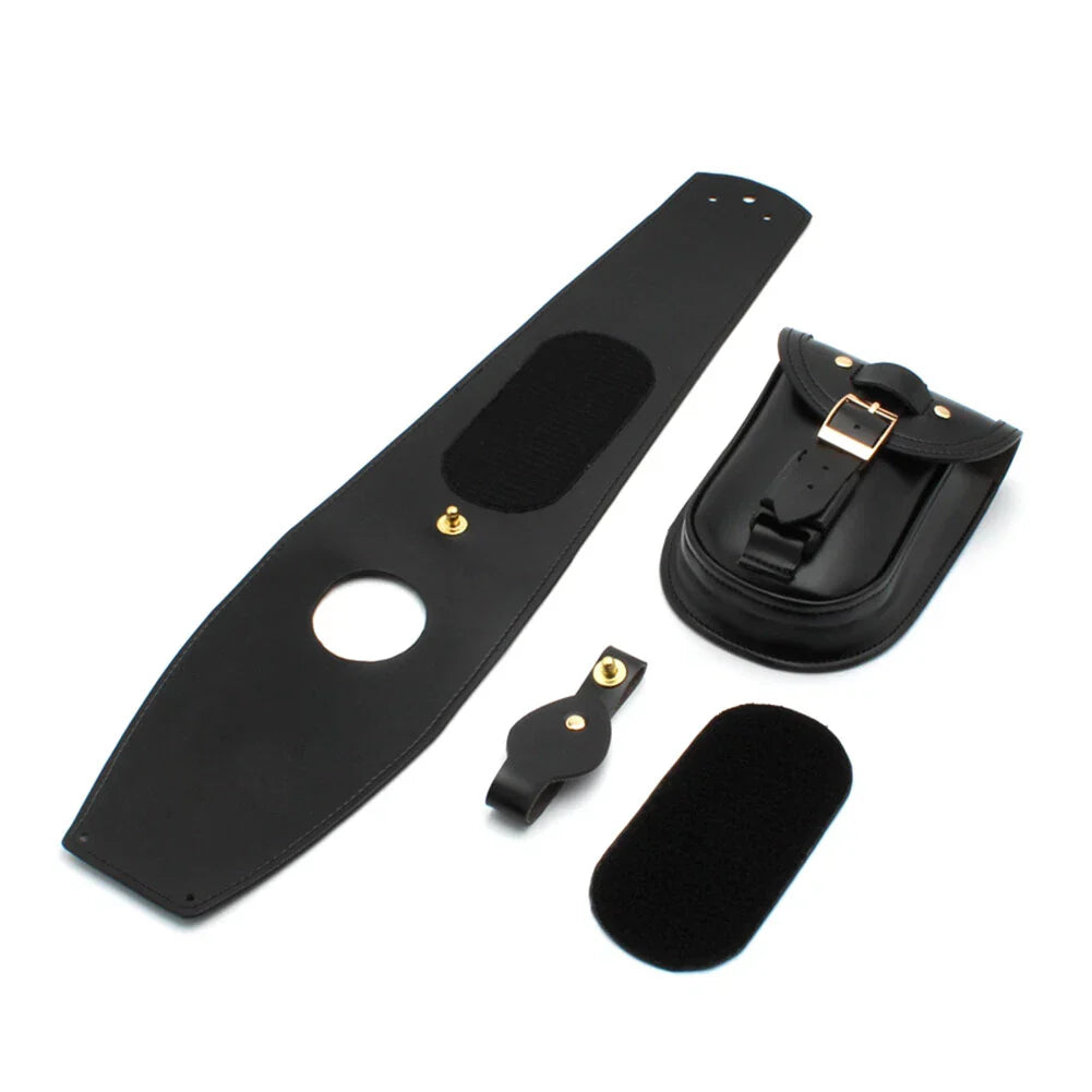 Motorcycle PU Black Detachable Tank Panel Bag for BMW R18 Classic (2020-2023)