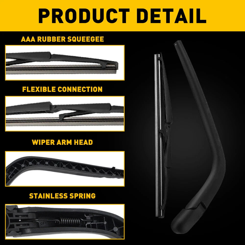Rear Window Wiper Blade and Arm Set for Scion xB (2004â2006)