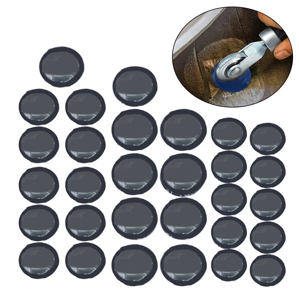 30 Pcs Tire Repair Kit Rubber Patches for Universal Use