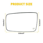 Exterior Mirror Glass Pair for Dodge Ram 1500 2500 (2019–2023)