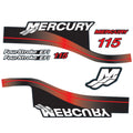 Decals Sticker for Mercury Outboard 115hp EFI 4-Stroke (37-881649A01)
