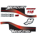 Decals Sticker for Mercury Outboard 115hp EFI 4-Stroke (37-881649A01)