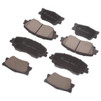 Set of 8 Ceramic Brake Pads for Toyota Camry (2018–2023)