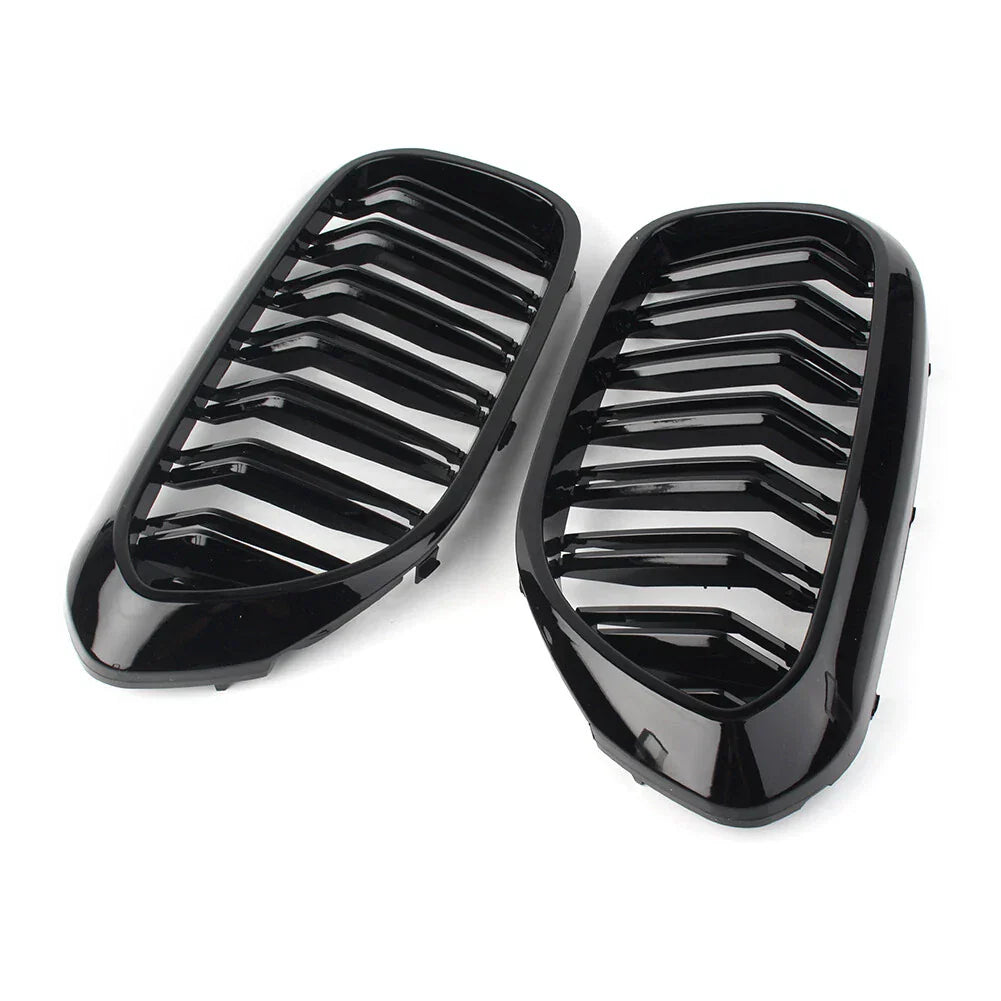 Front Kidney Grille Set for 17-19 BMW G30 G38 Glossy Black (2017-2019)