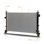 Aluminum Core Radiator for Chrysler Pacifica (2007–2008) DPI-13178