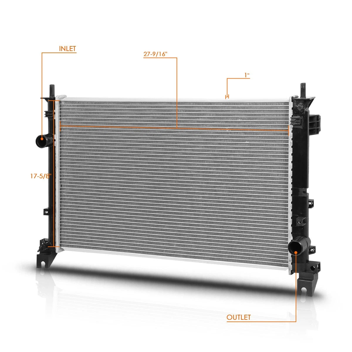 Aluminum Core Radiator for Chrysler Pacifica (2007–2008) DPI-13178