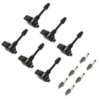 6X Ignition Coils & Iridium Spark Plugs for Nissan Maxima (1995-1999)