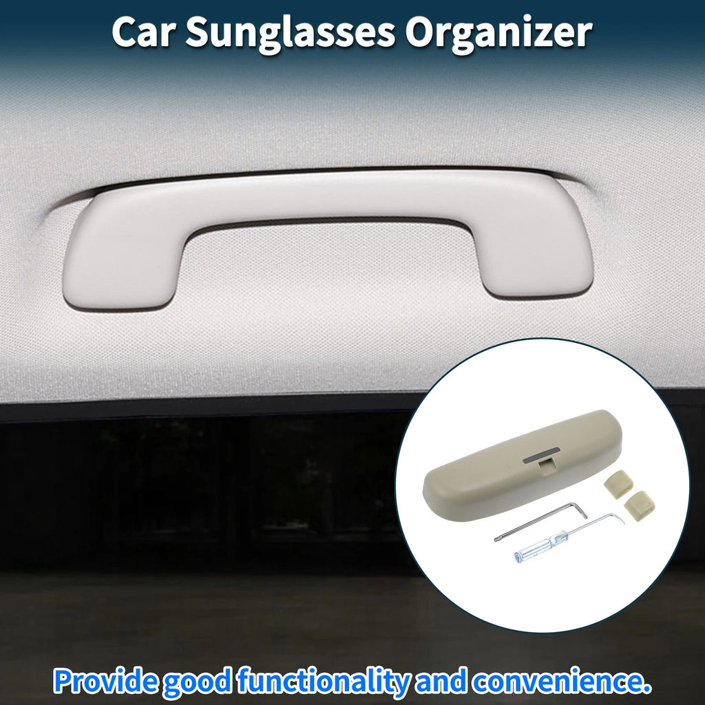 Sunglasses Case for Ford Everest (2015–2021) Eyeglasses Holder Storage Box Beige