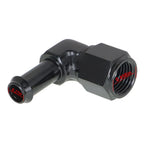 6 AN Female Swivel to 3/8" Barb Fitting Adapter 90 Degree