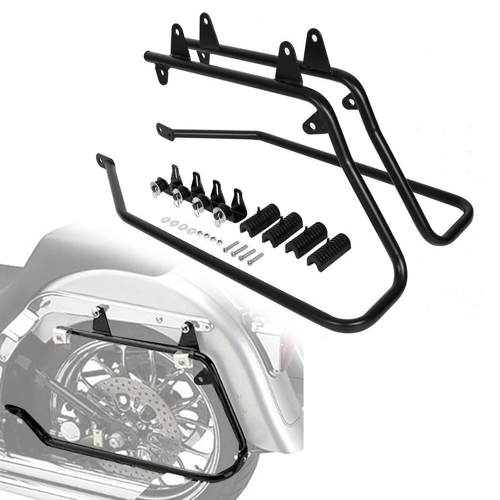 Saddlebag Conversion Brackets with Hardware for Harley Softail (1984–2017)
