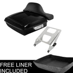 Trunk Backrest Pad Mount Rack for Harley Electra Glide (2014–2025)