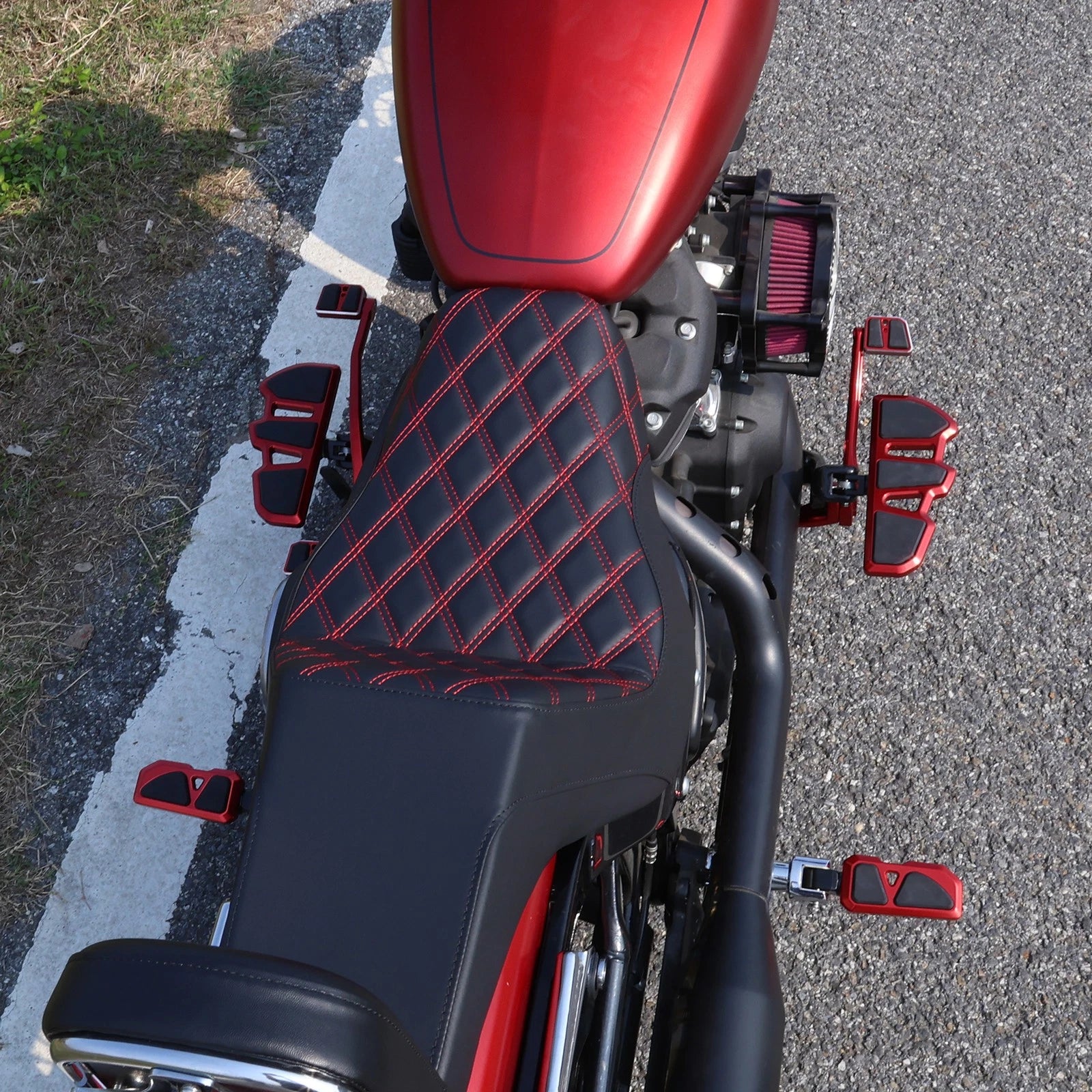 Passenger Foot Pegs for Harley Softail Low Rider ST FXLRST (2022–2024)